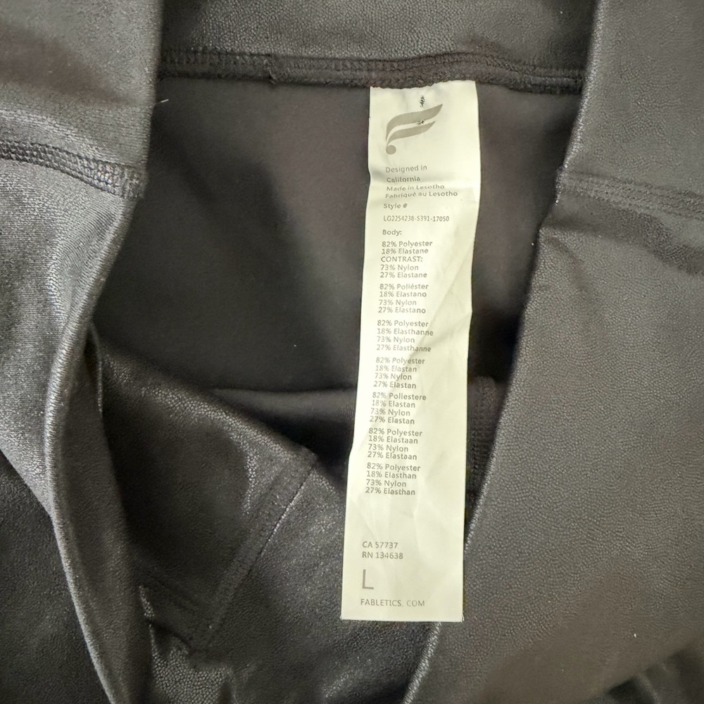 Fabletics Midnight Black Leggings - Picture 4 of 11